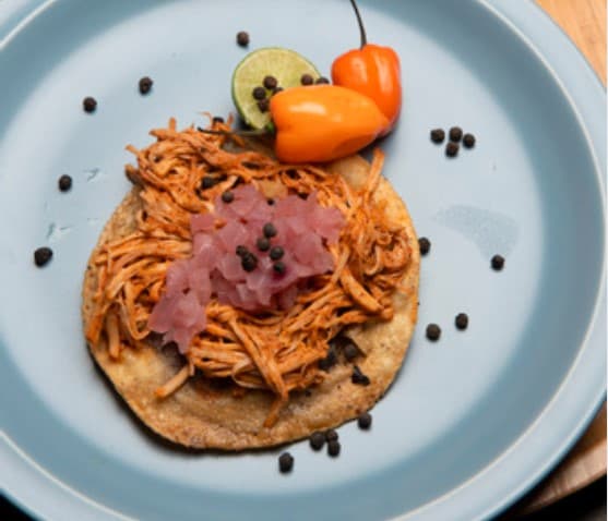 Panucho de cochinita pibil!!