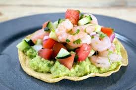 Tostada de Camarón