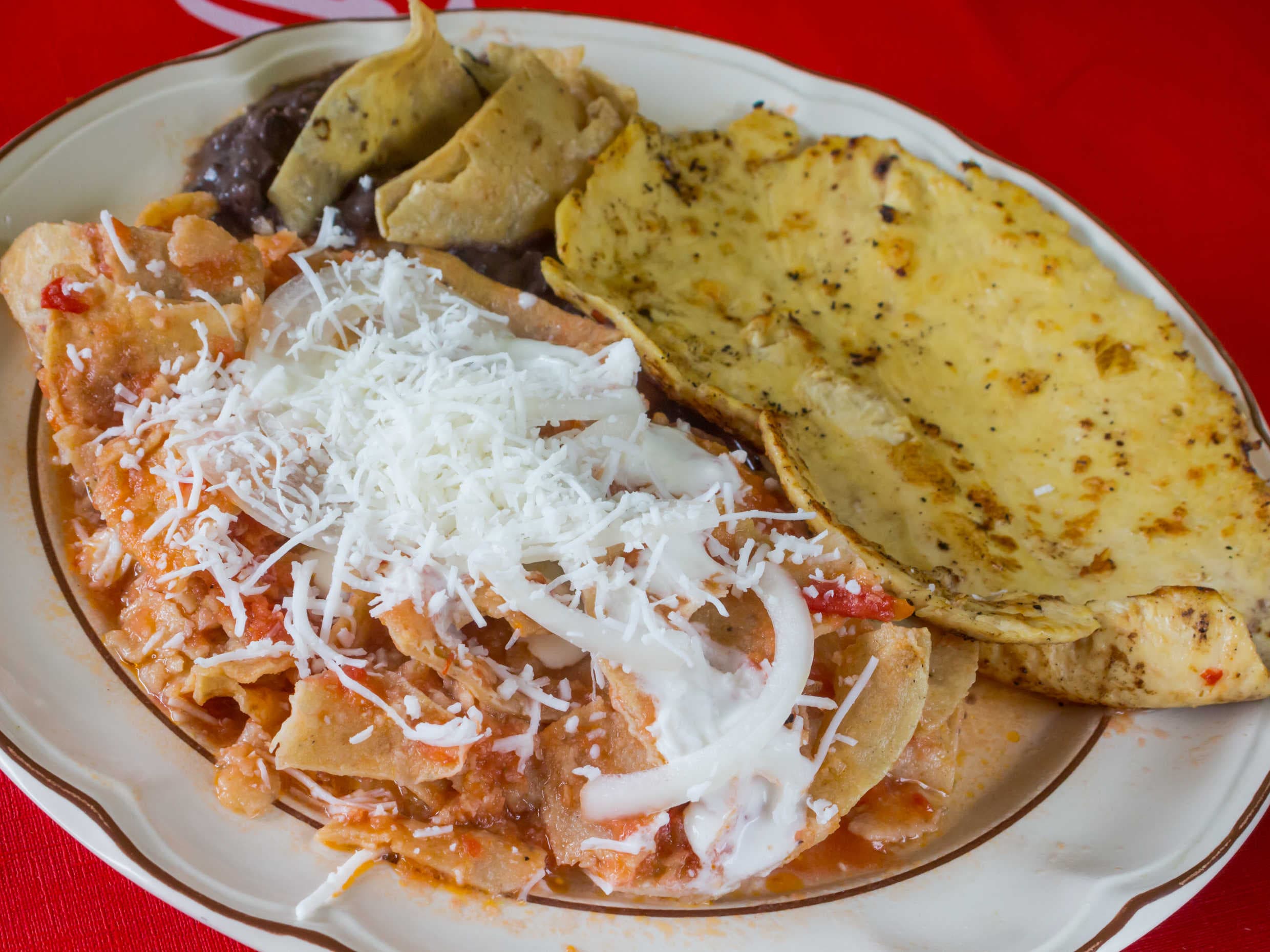 Chilaquiles Rojos