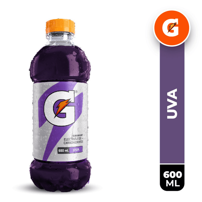 Bebida Hidratante Gatorade Uva Botella 600 ml