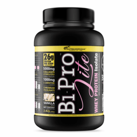 Bipro Lite Nutramerican Sabor Vainilla X 2.4lb