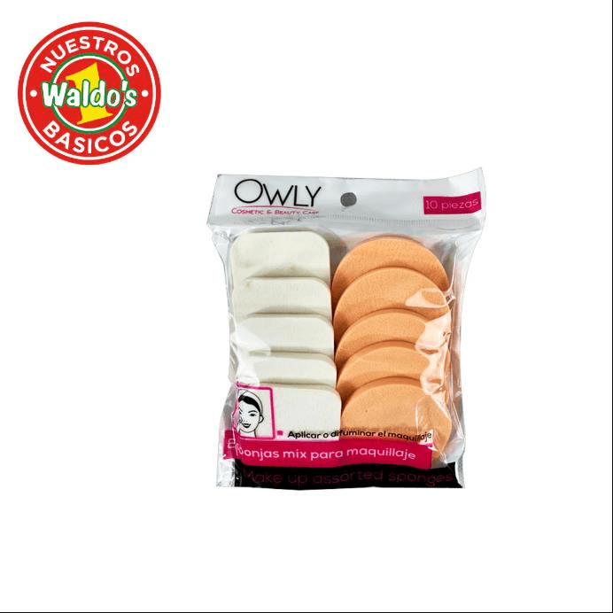 Owly Esponjas Mix para Maquillaje