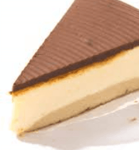 Pie de queso con chocolate