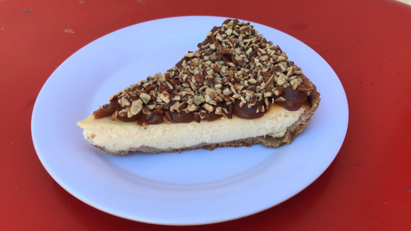 Rebanada Cajeta con Nuez