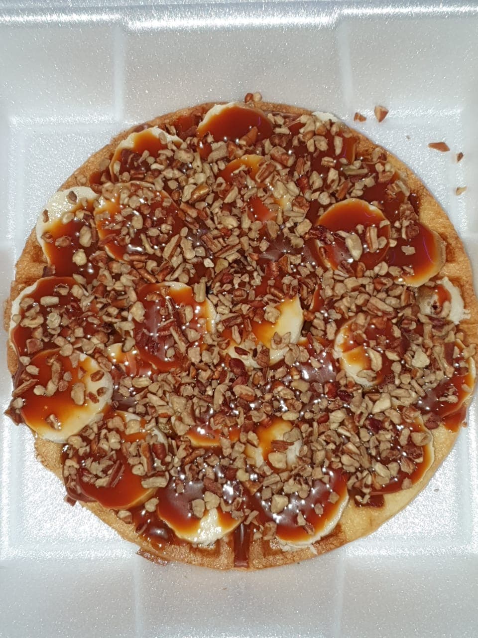 Waffle Plátano