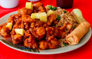 Pollo con Piña ➕️ Churritos