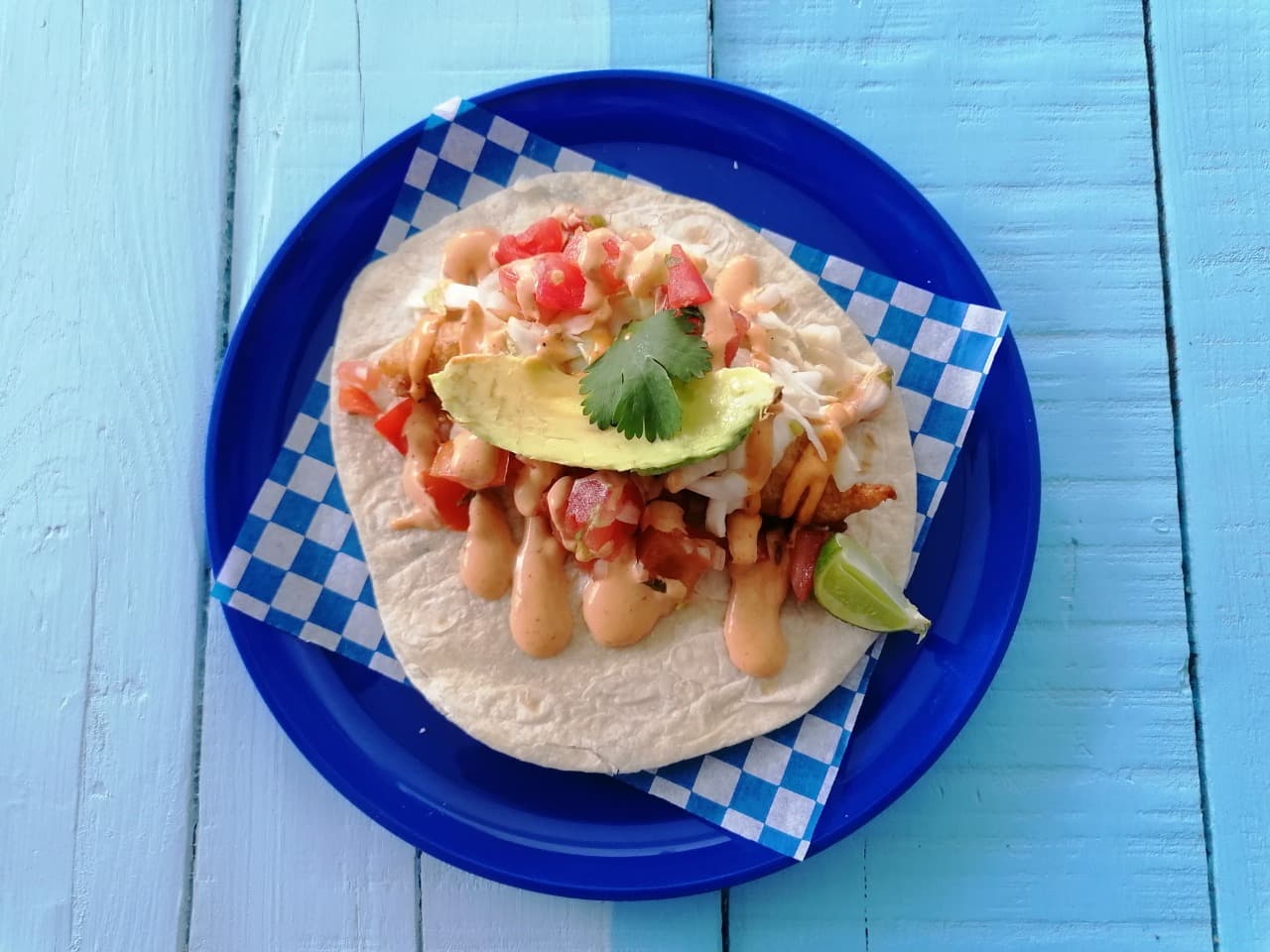 TACO DE PESCADO CAPEADO