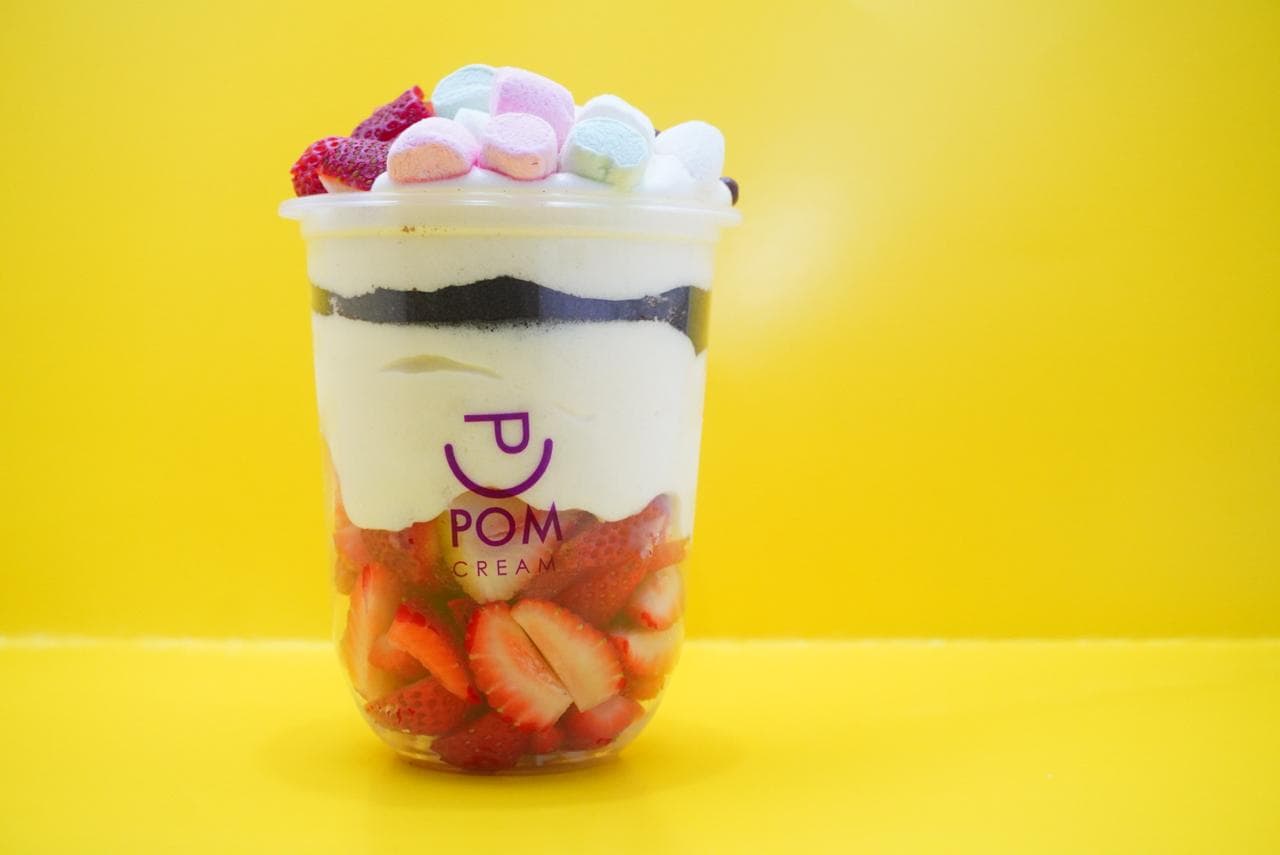 Pom Cream Fresa Grande