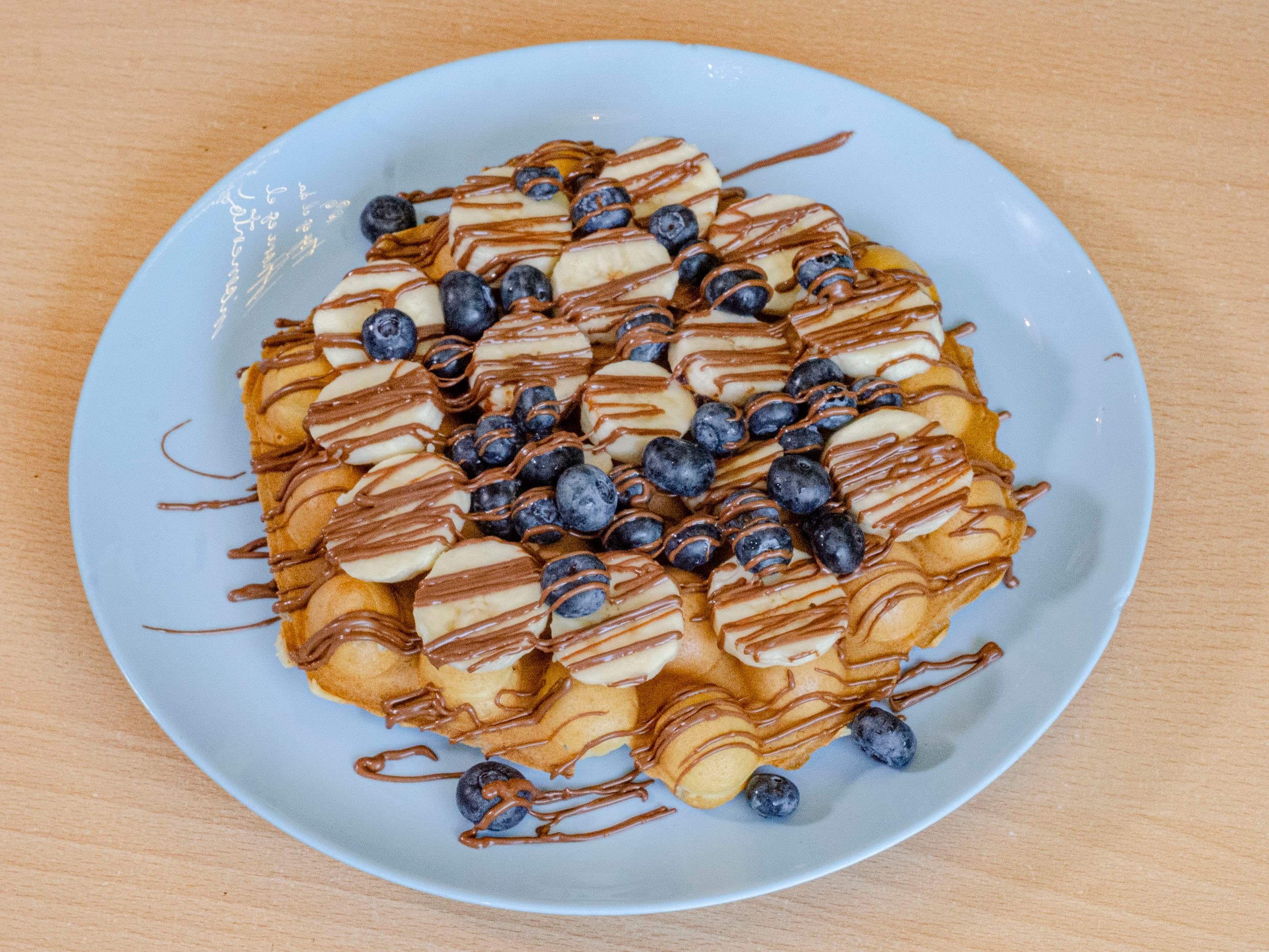 Bubble Waffle Nutella Clásico
