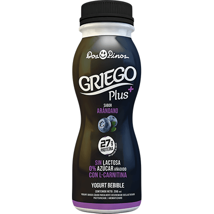 Yogurt Griego Dos Pinos Arándanos Botella 200 ml