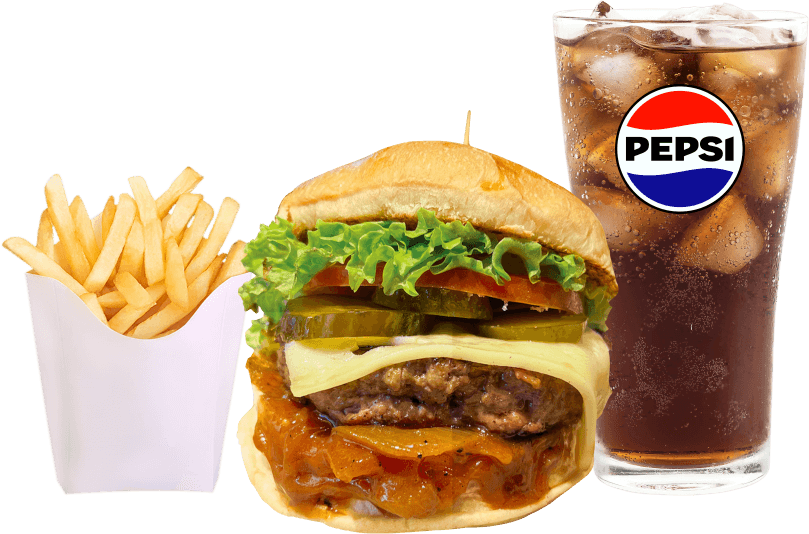 Combo Hamburguesa Clásica + Papas + Gaseosa