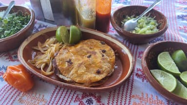 Gringas de birria de Maiz