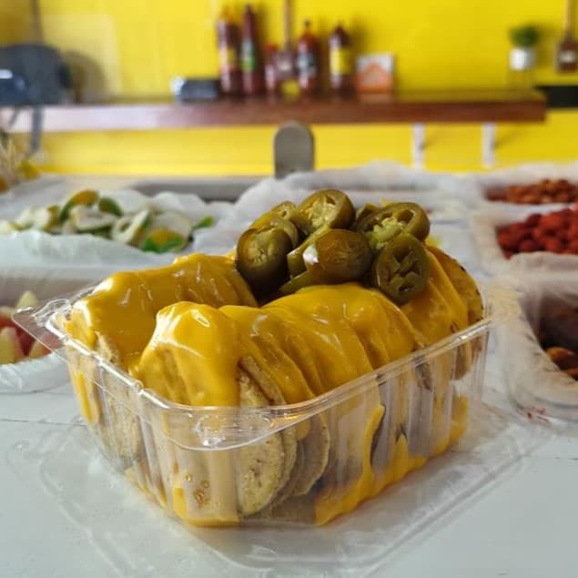 Nachos con queso