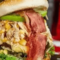 Combo Hamburguesa Mega World T Rex + Papas+ Bebida