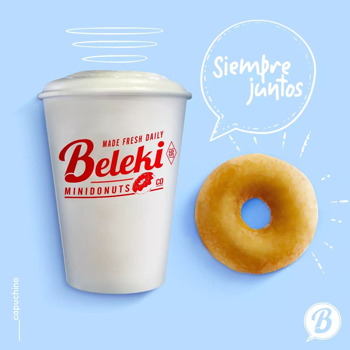 Combo Docena de Donas con Capuccino