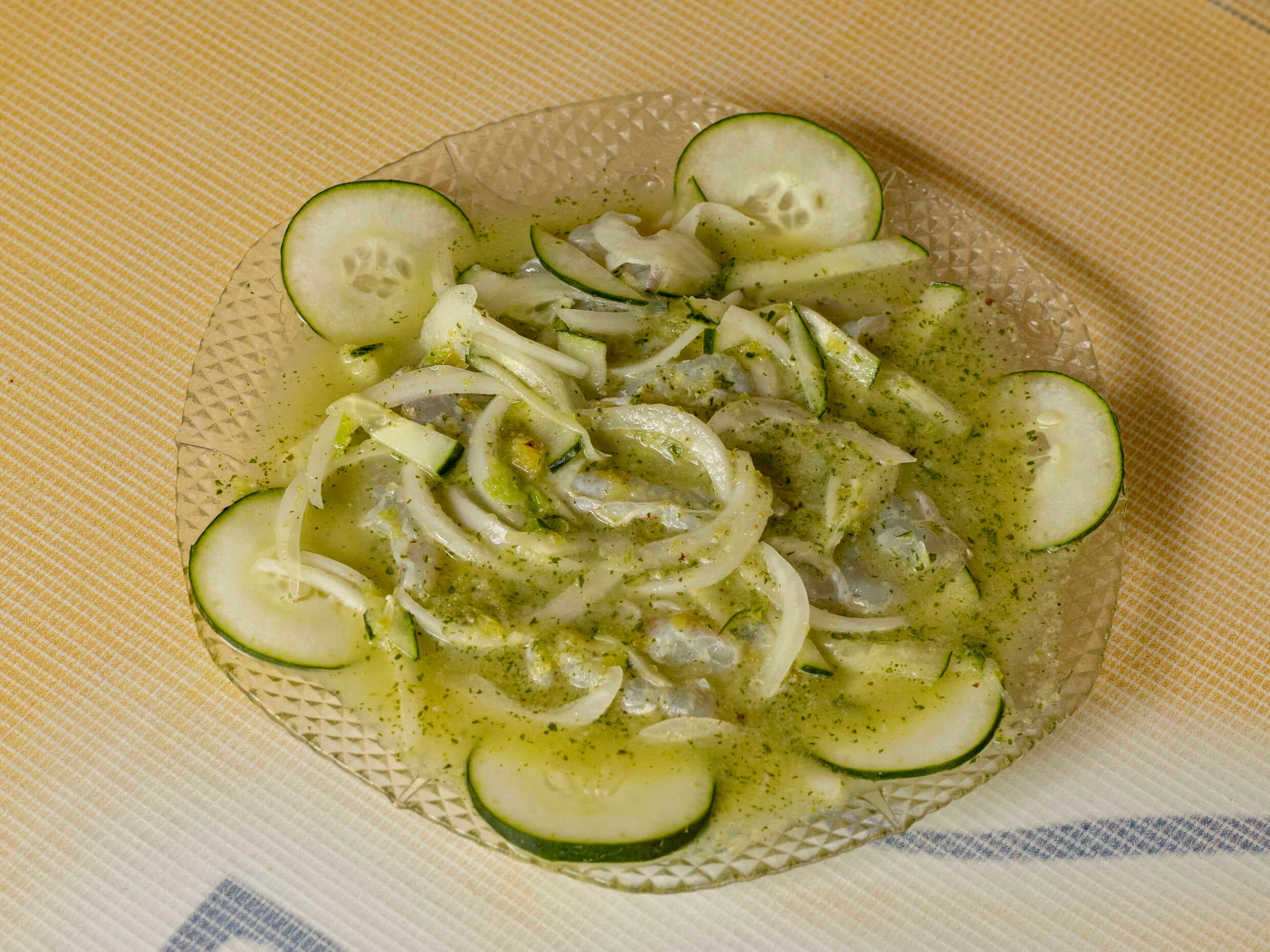 Camaron fresco en aguachile
