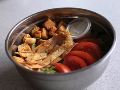 Ensalada Pollo empanizado