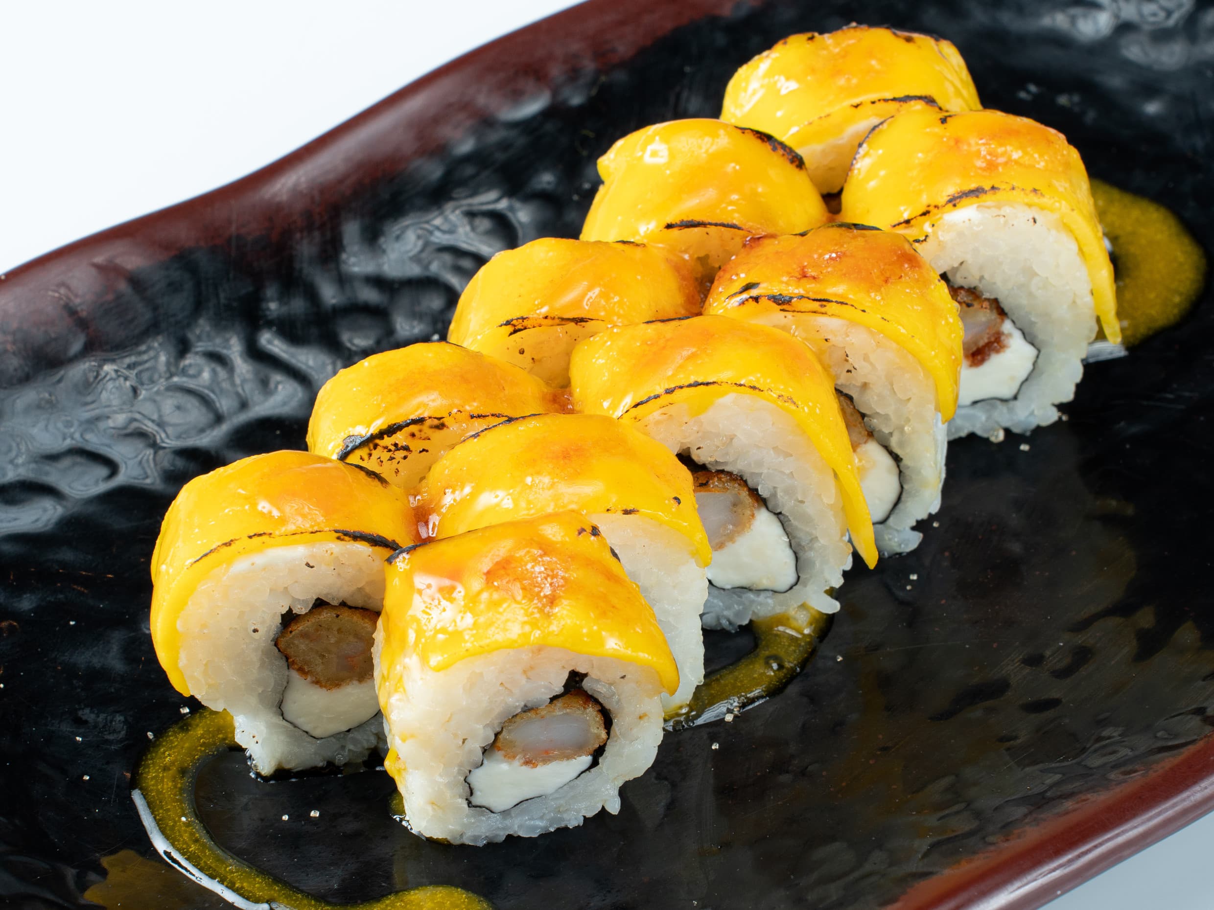Mango Brulée Roll Vegetariano 10 Uds