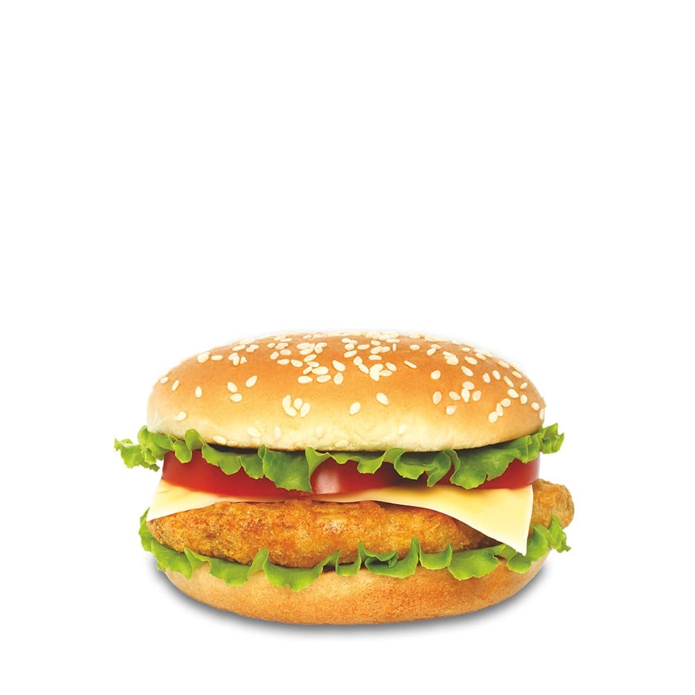 Hamburguesa de Pollo con Queso 🤑