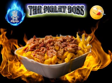 Papas con Queso y Tocino