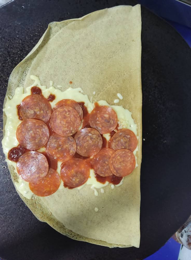 Crepa Salada Peperoni