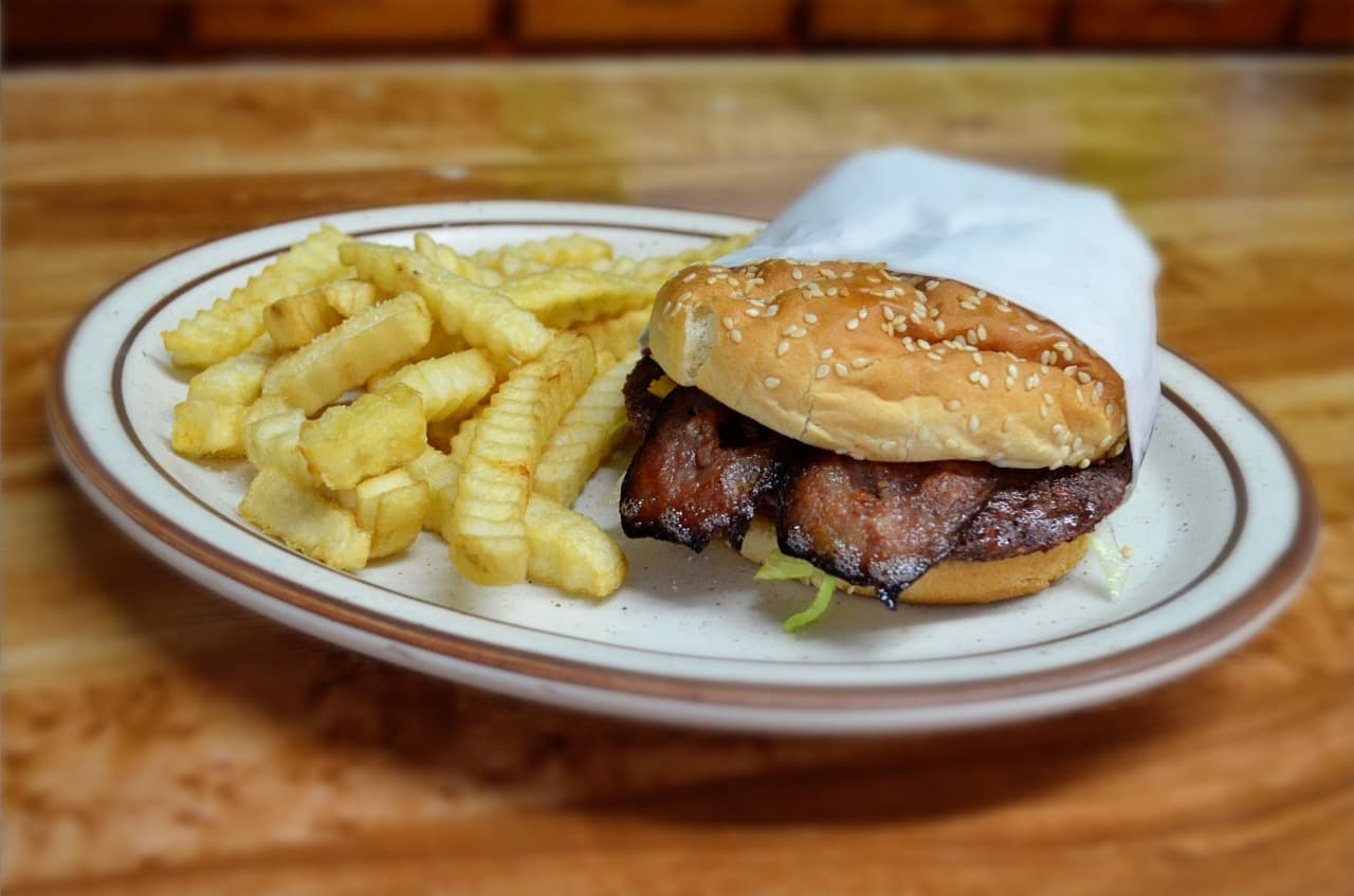 Hamburguesa con Tocino..