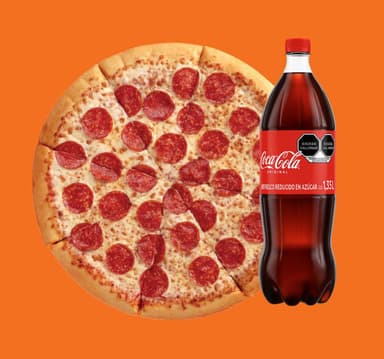 Combo Pizza Pepperoni Coca Cola