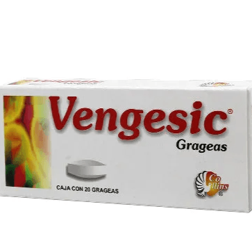 Vengesic 100 mg / 0.5 mg / 200 mg 20 Grageas