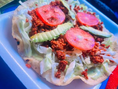 Tostada de Tasajo