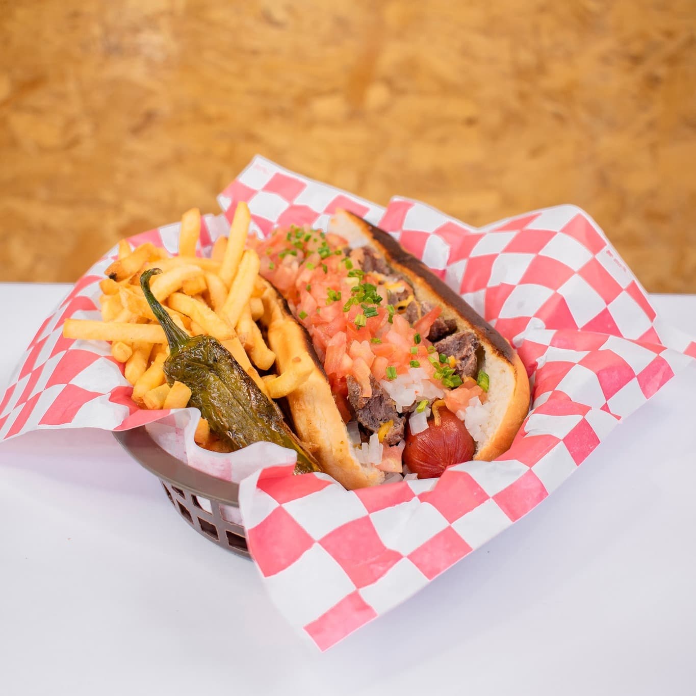 Chili beans dog