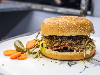 Hamburguesa con Bistec