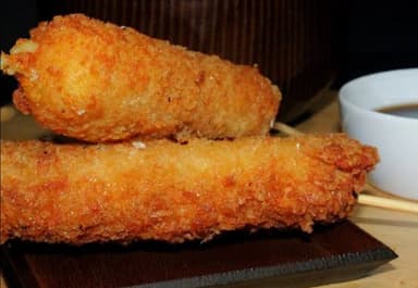Kushiague de Cangrejo con Queso