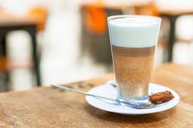 Latte con Jarabe 12 Oz