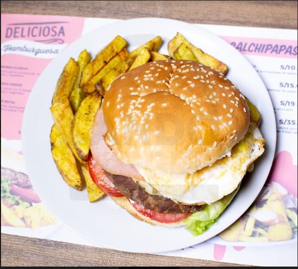 Hamburguesa Royal + Gaseosa