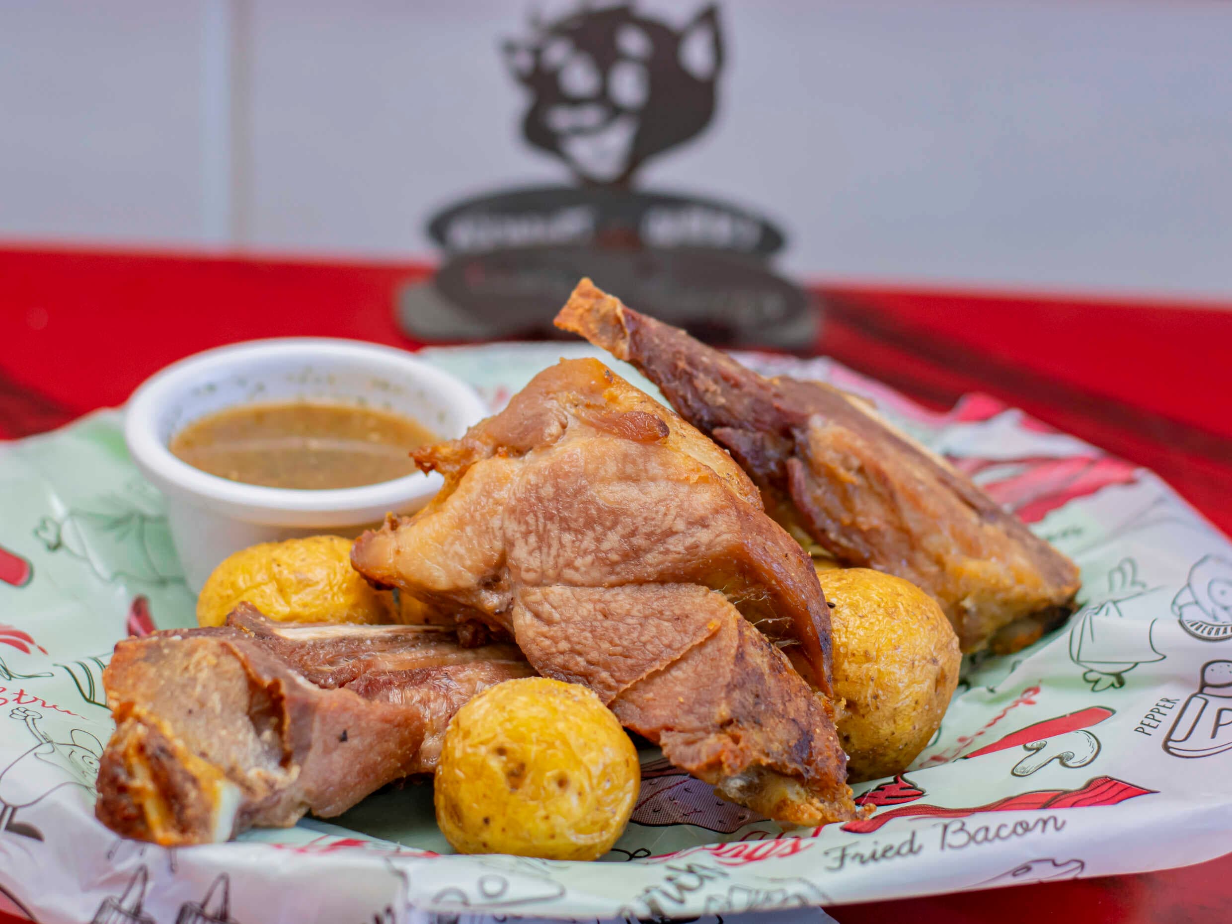Porción de 1/4 de Costilla de Cerdo