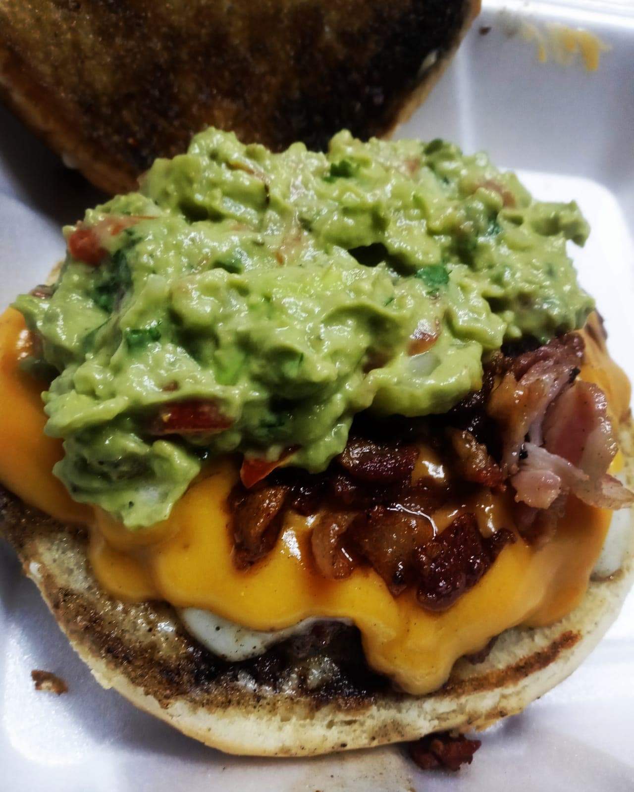 The guacamole burger