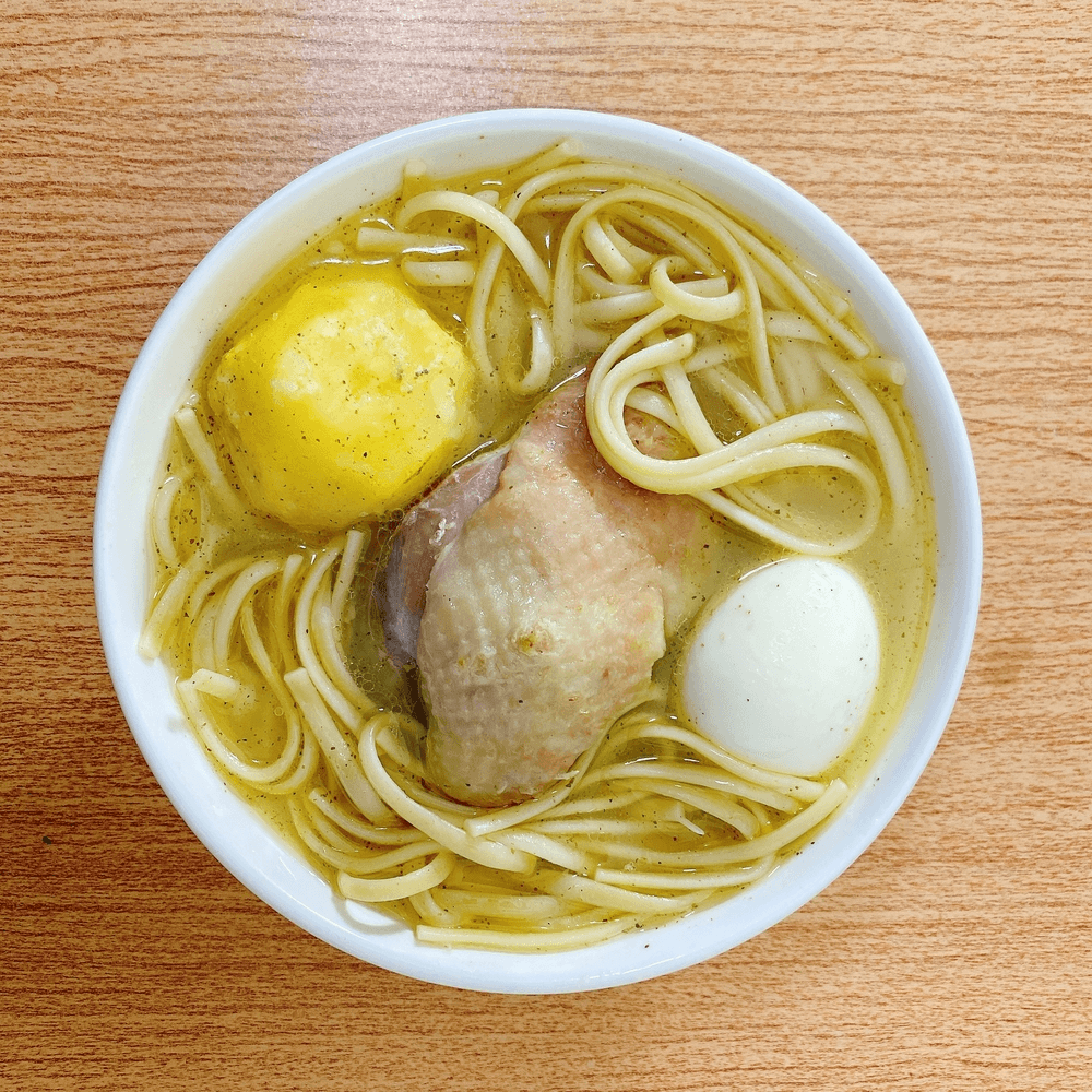 Caldo de Gallina con Presa