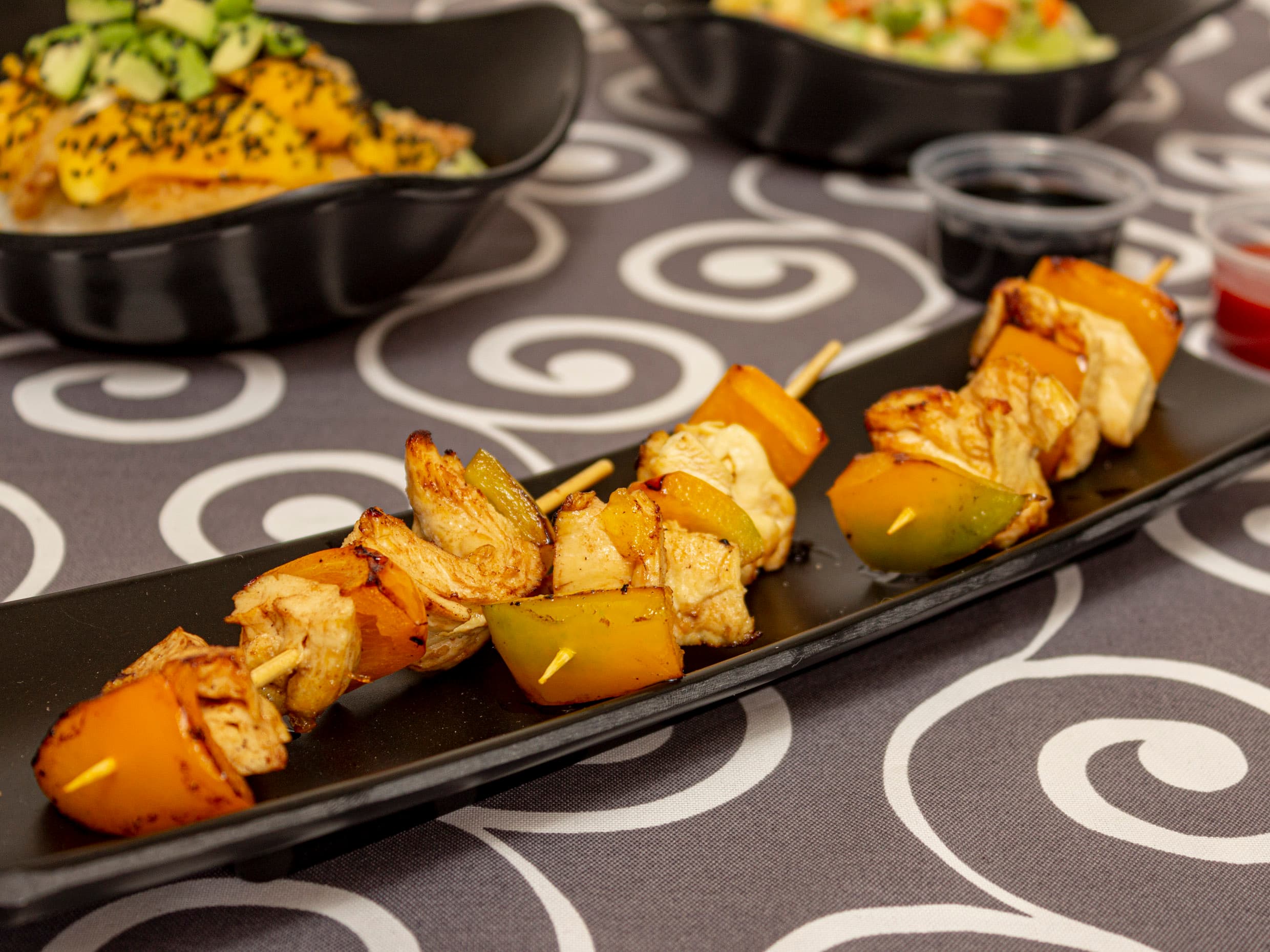 Yakitori de Pollo y Pimiento 3 Pzas