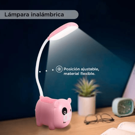 Lámpara de Escritorio Color Rosa
