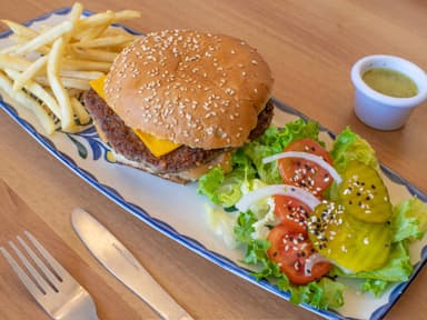 Hamburguesa de Arrachera