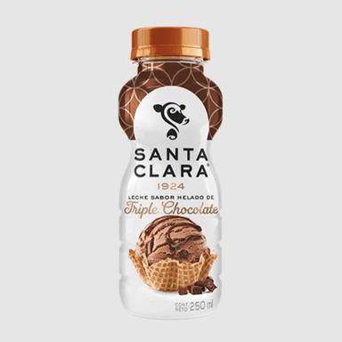 Leche Sabor Helado de Triple Chocolate Santa Clara