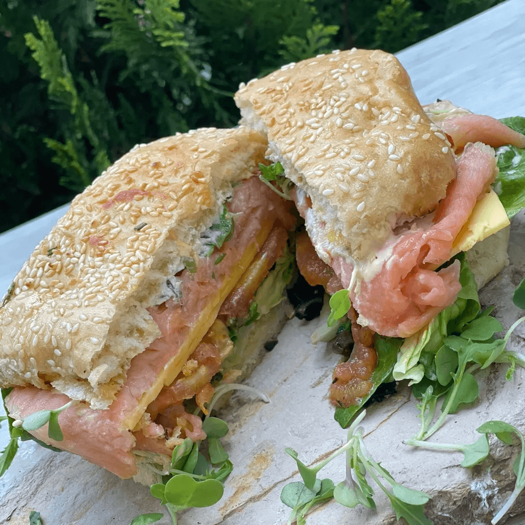 Sándwich Salmón Gluten Free