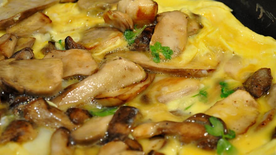 Omelette con Champiñones