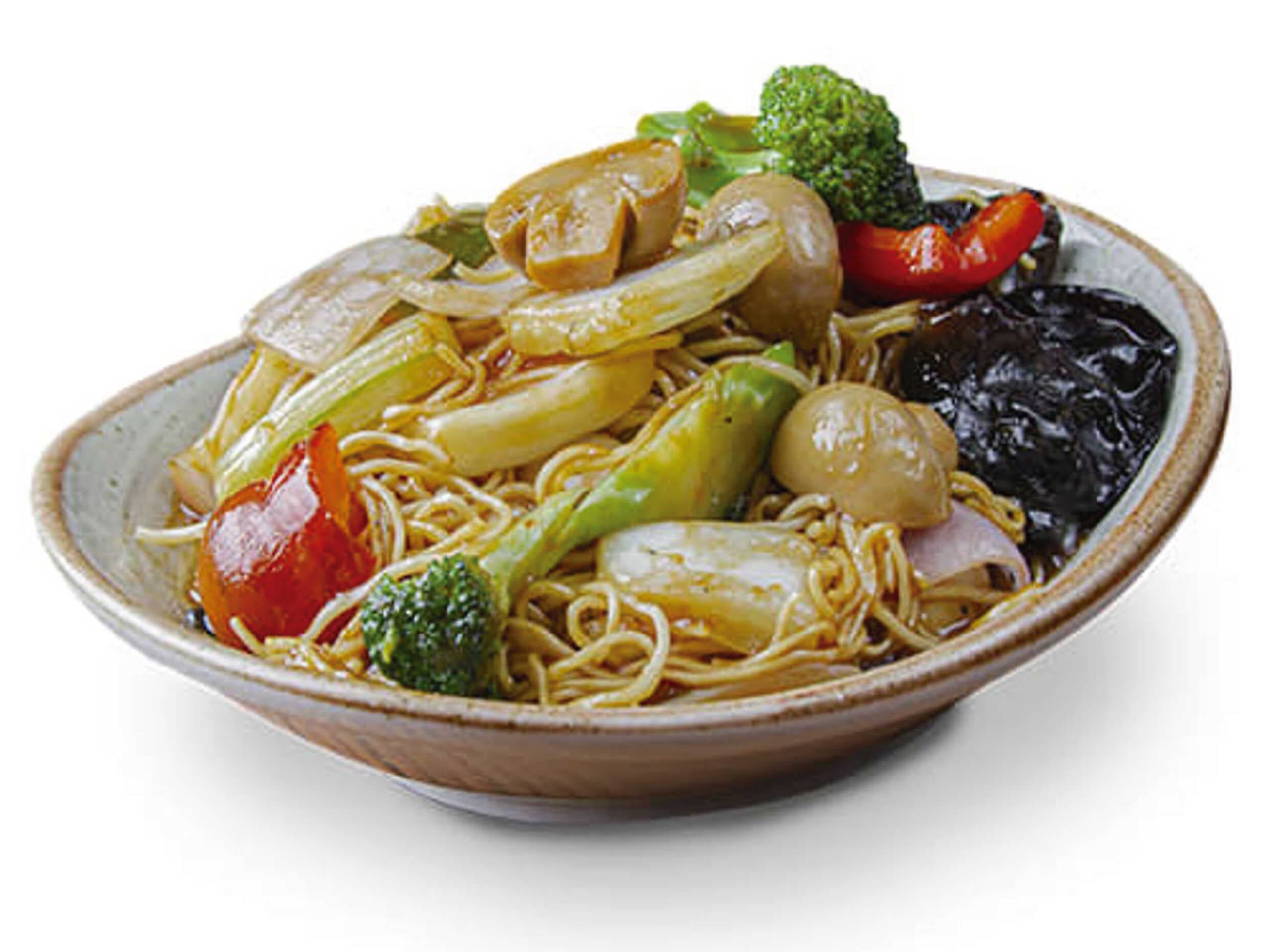 1/2 Tallarin Vegetariano con Champiñones