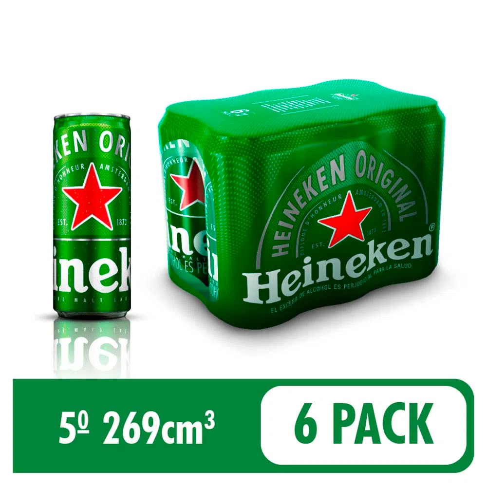 Six Pack Heineken 330ml