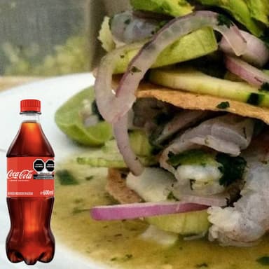 Combo-Cocacola tostada + coca 600ml