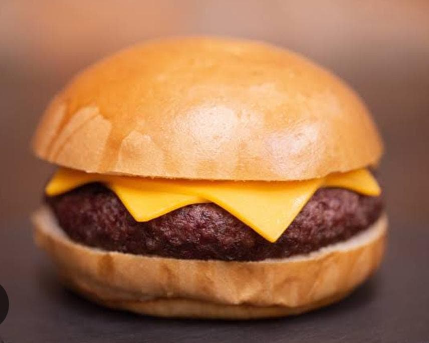 Hamburguesa de queso + papas fritas