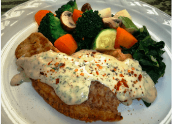 Filete de Pescado a los 3 Quesos