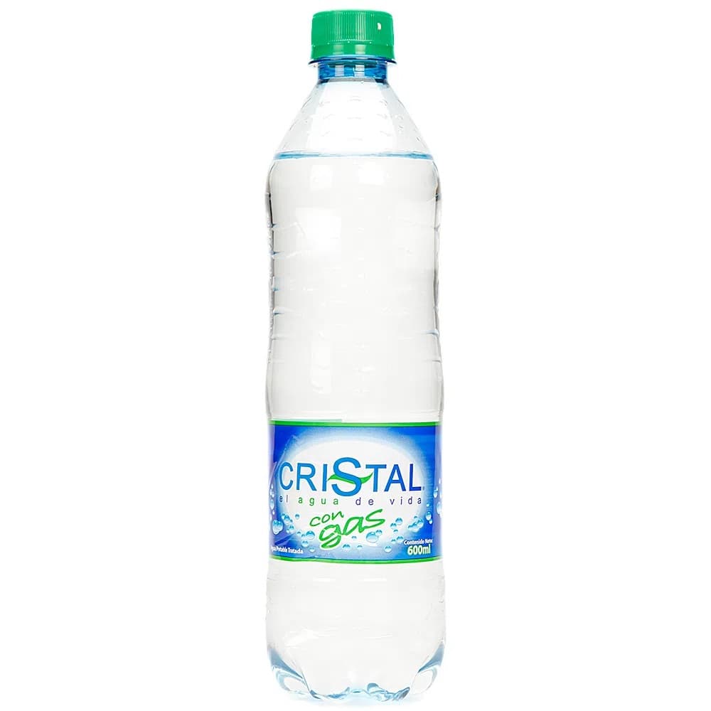 Agua Cristal con Gas