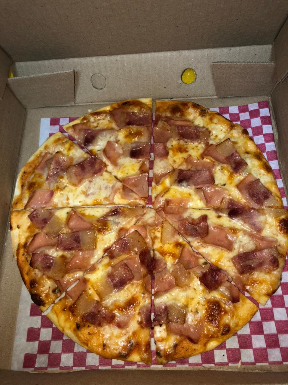 Pizza Medium Combinada Jamon / tocineta